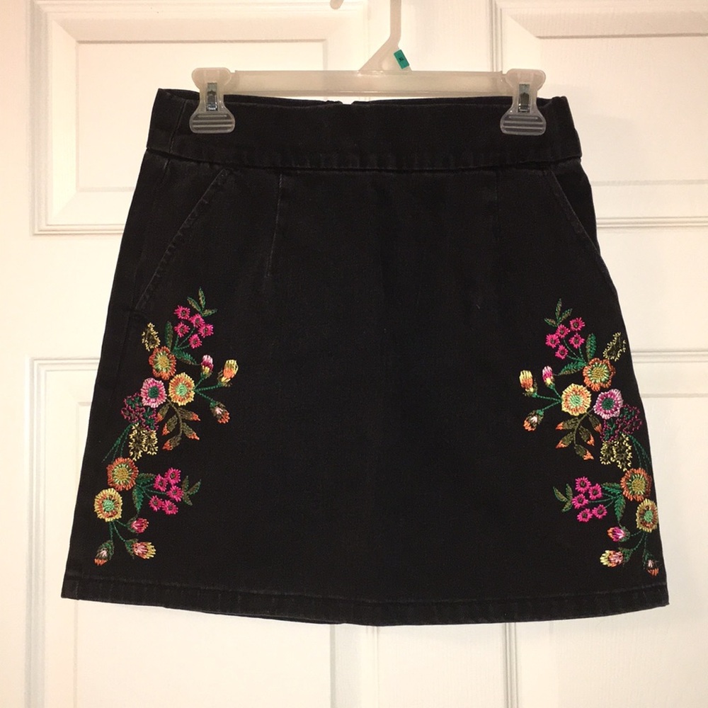 TopShop Floral Skirt